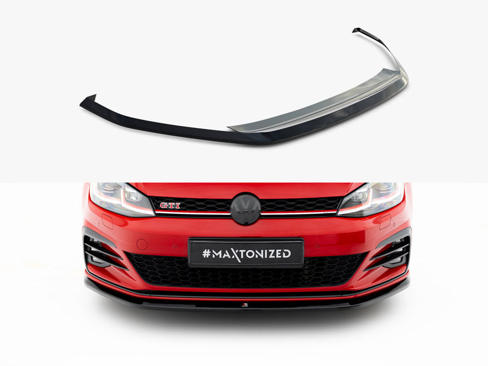 MAXTON DESIGN FRONT SPLITTER V.3 VOLKSWAGEN GOLF GTI MK7 FACELIFT — photo 1