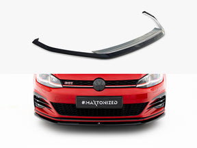MAXTON DESIGN FRONT SPLITTER V.3 VOLKSWAGEN GOLF GTI MK7 FACELIFT — photo 1