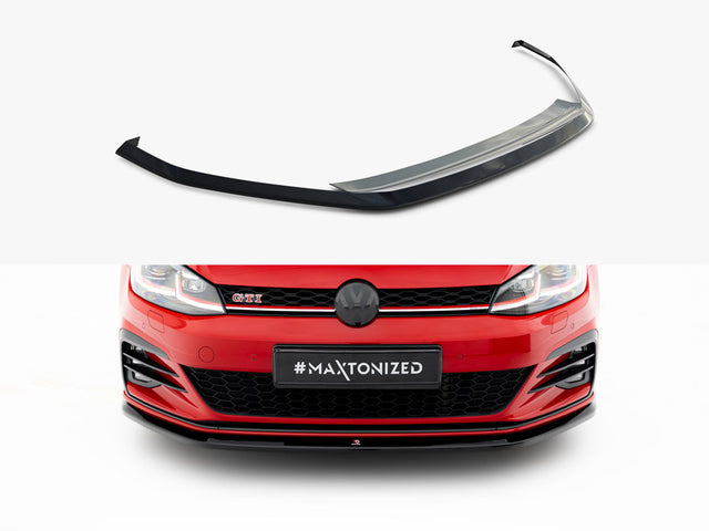 MAXTON DESIGN FRONT SPLITTER V.3 VOLKSWAGEN GOLF GTI MK7 FACELIFT — photo 1