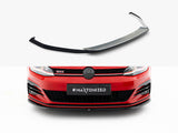 MAXTON DESIGN FRONT SPLITTER V.4 VOLKSWAGEN GOLF GTI MK7 FACELIFT — photo 1