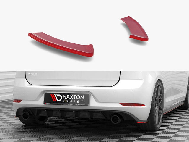 MAXTON DESIGN REAR SIDE SPLITTERS V.2 VOLKSWAGEN GOLF GTI MK7 FACELIFT — photo 1