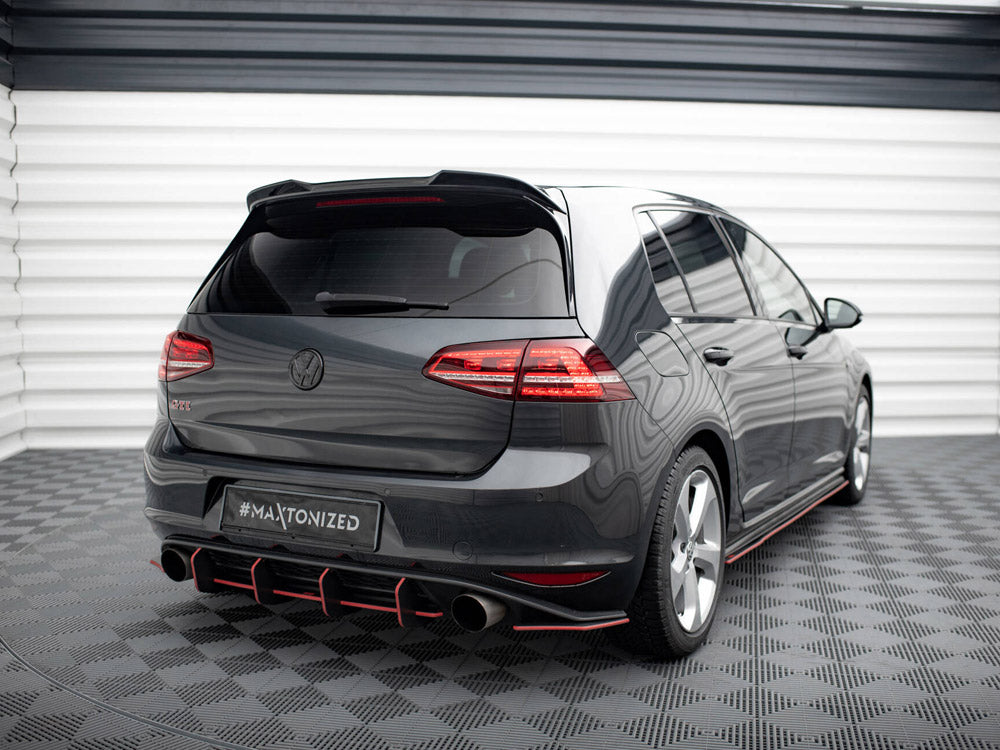 MAXTON DESIGN SPOILER CAP 3D VOLKSWAGEN GOLF R  R-LINE  GTI MK7 — photo 2
