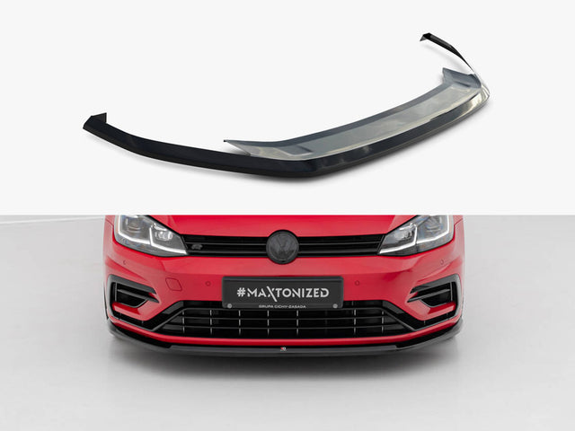 MAXTON DESIGN FRONT SPLITTER V.6 VW GOLF 7 R / R-LINE FACELIFT — photo 1