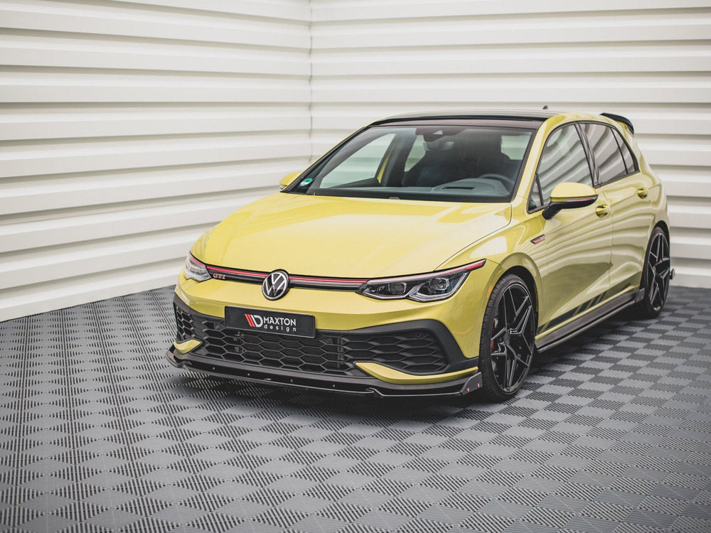 MAXTON DESIGN FRONT SPLITTER V.1 + FLAPS VW GOLF 8 GTI CLUBSPORT — photo 2