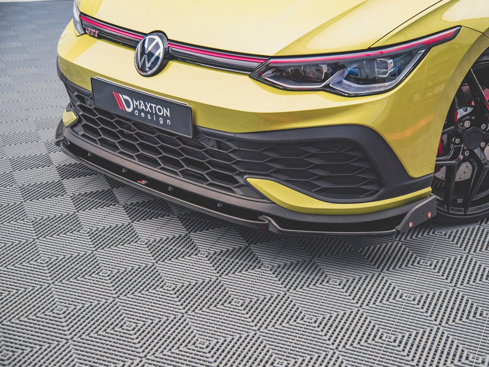 MAXTON DESIGN FRONT SPLITTER V.1 + FLAPS VW GOLF 8 GTI CLUBSPORT — photo 3