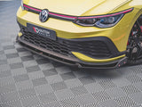 MAXTON DESIGN FRONT SPLITTER V.1 + FLAPS VW GOLF 8 GTI CLUBSPORT — photo 3