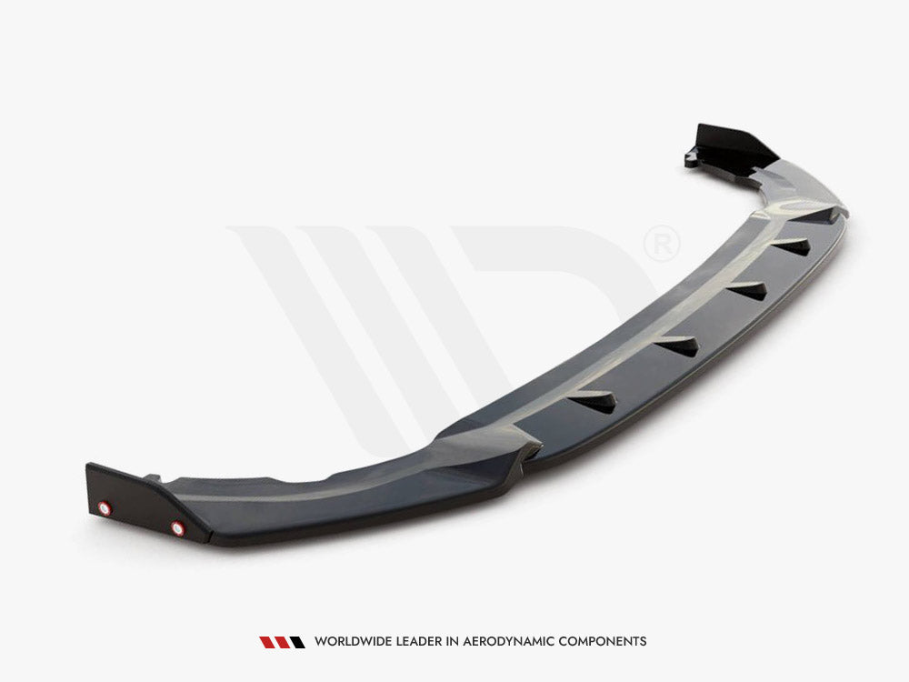MAXTON DESIGN FRONT SPLITTER V.1 + FLAPS VW GOLF 8 GTI CLUBSPORT — photo 4