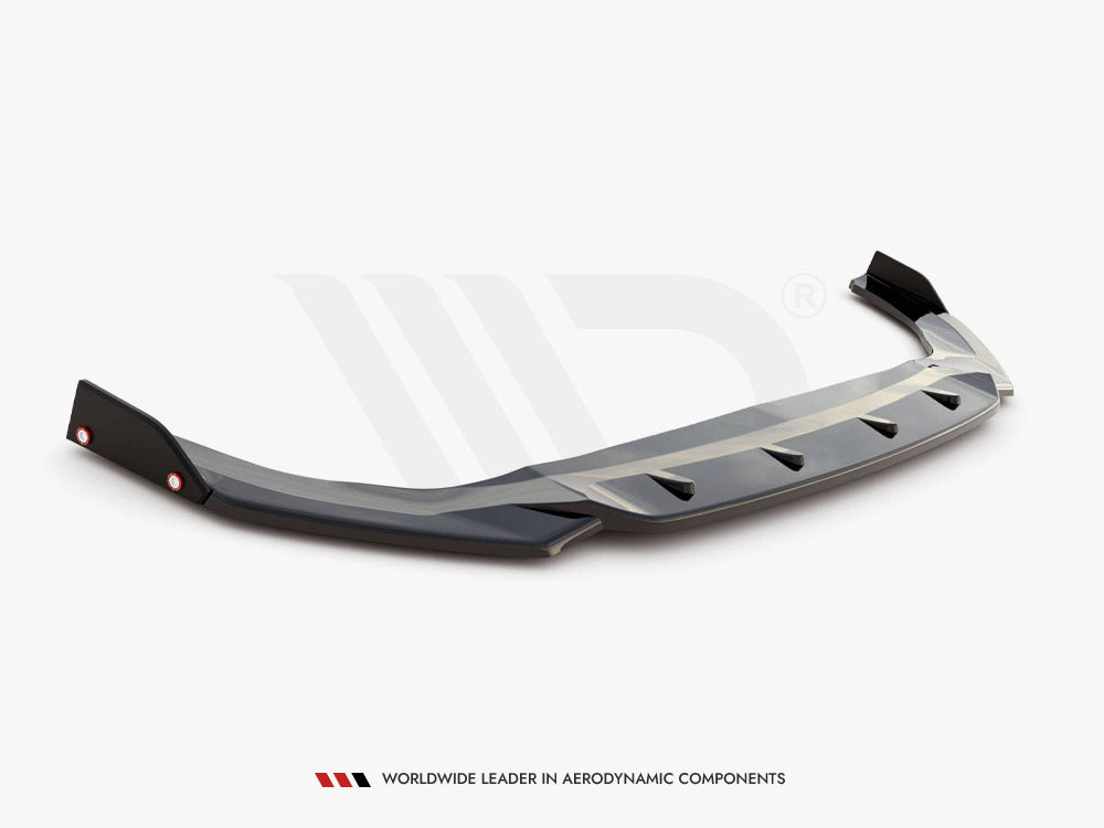 MAXTON DESIGN FRONT SPLITTER V.2 + FLAPS VOLKSWAGEN GOLF 8 GTI / R-LINE — photo 5