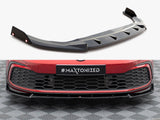 MAXTON DESIGN  FRONT SPLITTER V.3 + FLAPS VOLKSWAGEN GOLF 8 GTI / R-LINE — photo 1