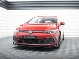 MAXTON DESIGN  FRONT SPLITTER V.3 + FLAPS VOLKSWAGEN GOLF 8 GTI / R-LINE — photo 2