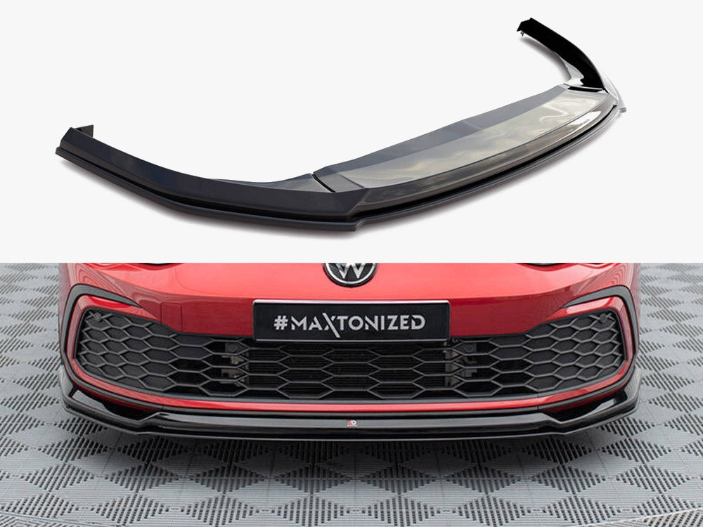MAXTON DESIGN FRONT SPLITTER V.6 VOLKSWAGEN GOLF GTI / R-LINE MK8 — photo 1