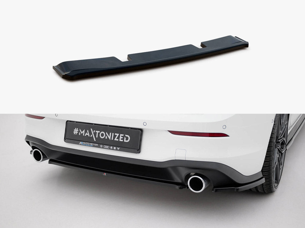 MAXTON DESIGN CENTRAL REAR SPLITTER VOLKSWAGEN GOLF 8 GTI — photo 1
