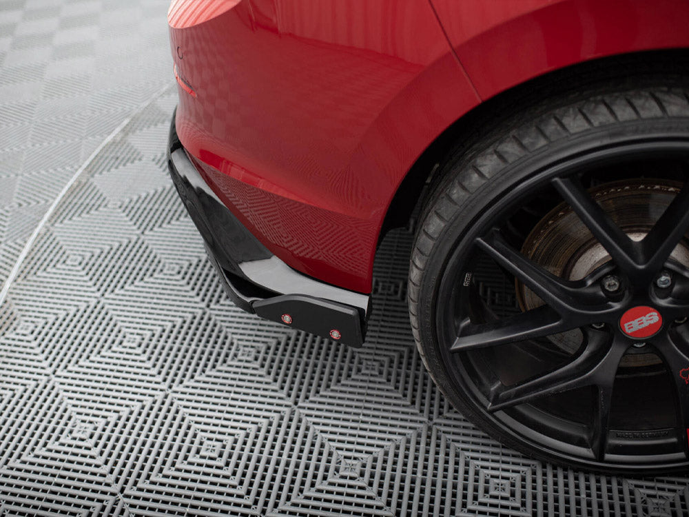 MAXTON DESIGN REAR SIDE SPLITTERS V.2 + FLAPS VOLKSWAGEN GOLF GTI / GTE MK8 — photo 7