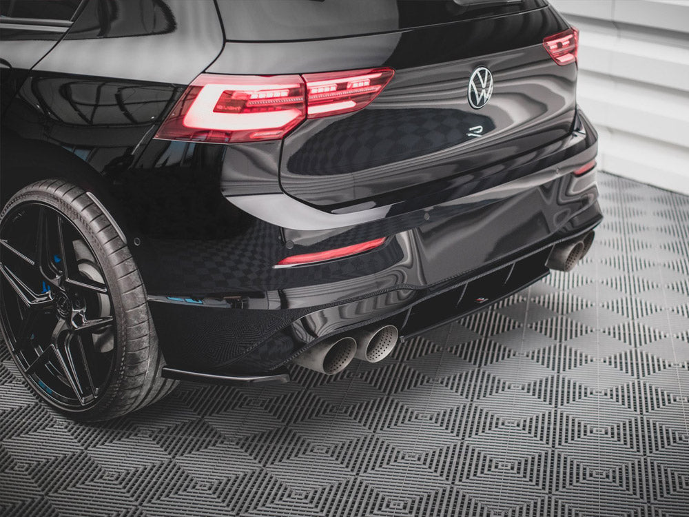 MAXTON DESIGN CENTRAL REAR SPLITTER FOR VOLKSWAGEN GOLF R MK8 — photo 2