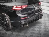MAXTON DESIGN CENTRAL REAR SPLITTER FOR VOLKSWAGEN GOLF R MK8 — photo 2
