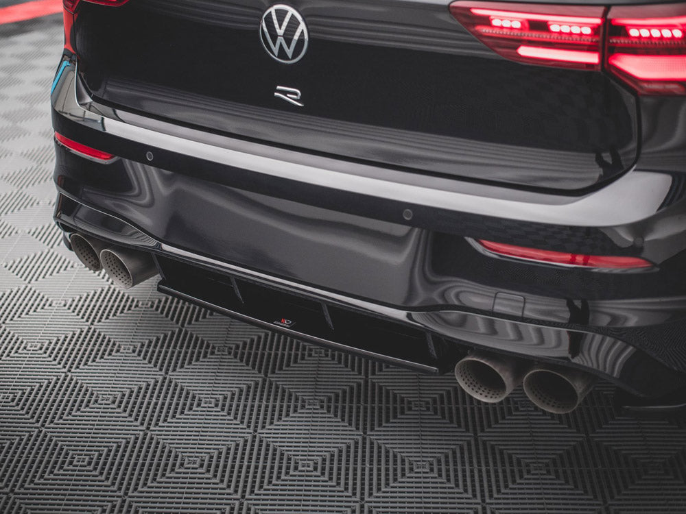 MAXTON DESIGN CENTRAL REAR SPLITTER FOR VOLKSWAGEN GOLF R MK8 — photo 3