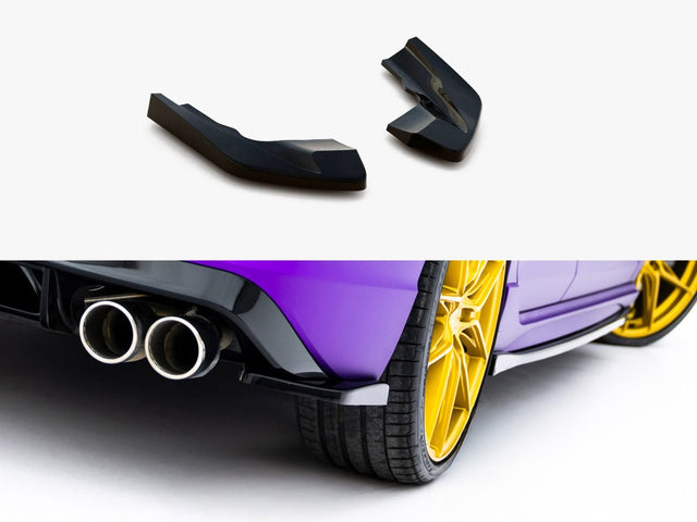 MAXTON DESIGN REAR SIDE SPLITTERS V.2 FOR VOLKSWAGEN GOLF R MK8 — photo 1