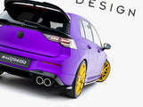 MAXTON DESIGN REAR SIDE SPLITTERS V.2 FOR VOLKSWAGEN GOLF R MK8 — photo 3