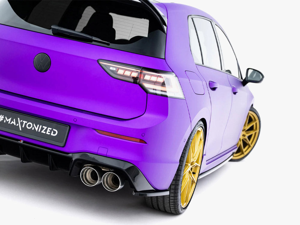 MAXTON DESIGN REAR SIDE SPLITTERS V.3 FOR VOLKSWAGEN GOLF R MK8 — photo 3