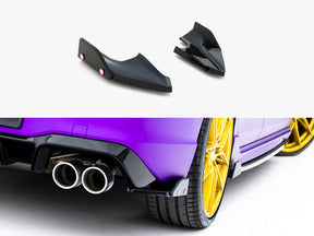 MAXTON DESIGN REAR SIDE SPLITTERS V.5 + FLAPS VOLKSWAGEN GOLF R MK8 — photo 1