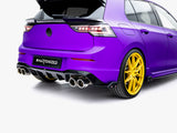 MAXTON DESIGN REAR SIDE SPLITTERS V.5 + FLAPS VOLKSWAGEN GOLF R MK8 — photo 3