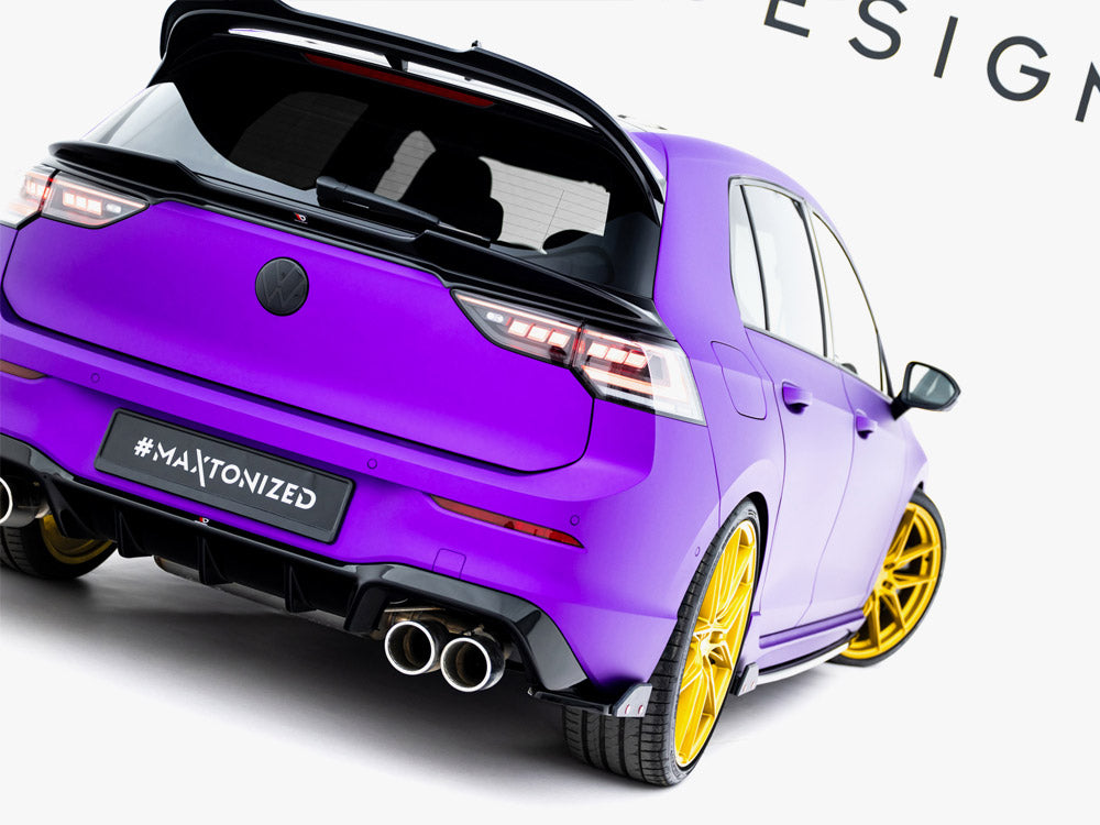 MAXTON DESIGN REAR SIDE SPLITTERS V.5 + FLAPS VOLKSWAGEN GOLF R MK8 — photo 4