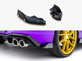 MAXTON DESIGN REAR SIDE SPLITTERS V.6 + FLAPS VOLKSWAGEN GOLF R MK8 — photo 1