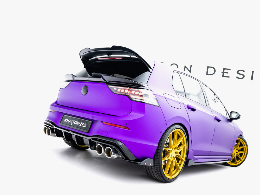 MAXTON DESIGN REAR SIDE SPLITTERS V.6 + FLAPS VOLKSWAGEN GOLF R MK8 — photo 3