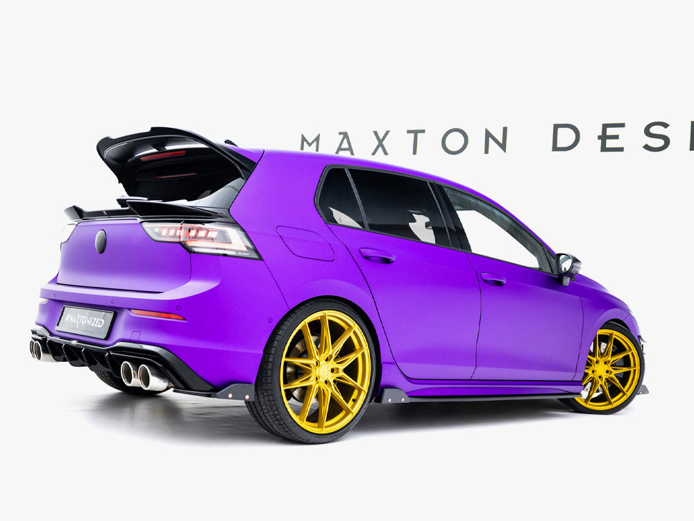 MAXTON DESIGN REAR SIDE SPLITTERS V.6 + FLAPS VOLKSWAGEN GOLF R MK8 — photo 4