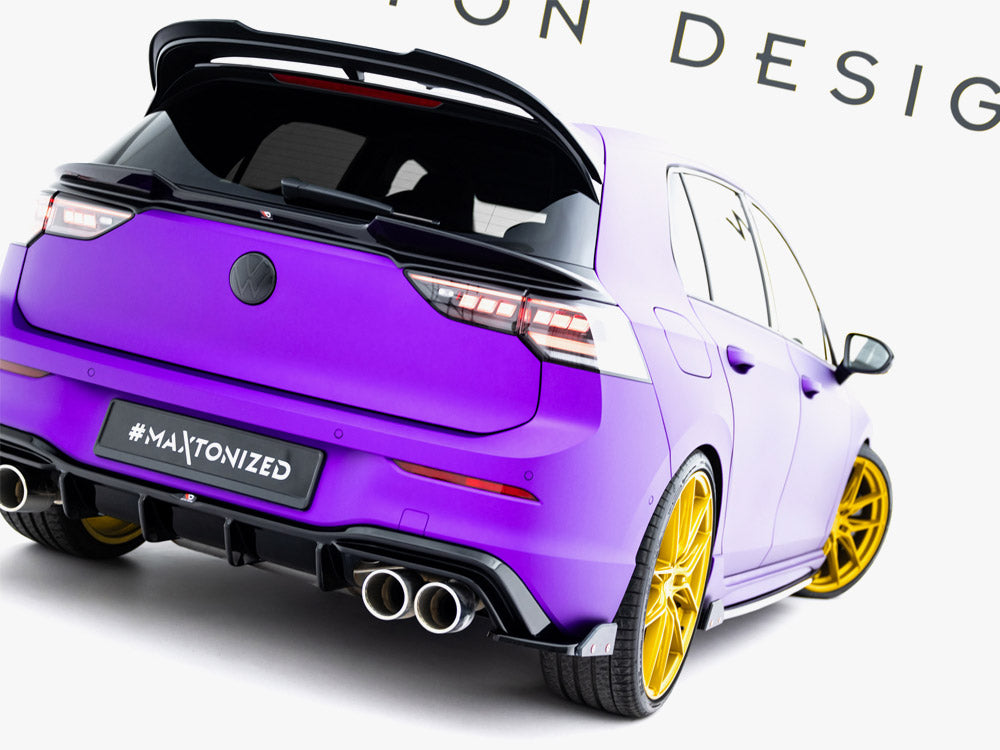 MAXTON DESIGN REAR SIDE SPLITTERS V.6 + FLAPS VOLKSWAGEN GOLF R MK8 — photo 5