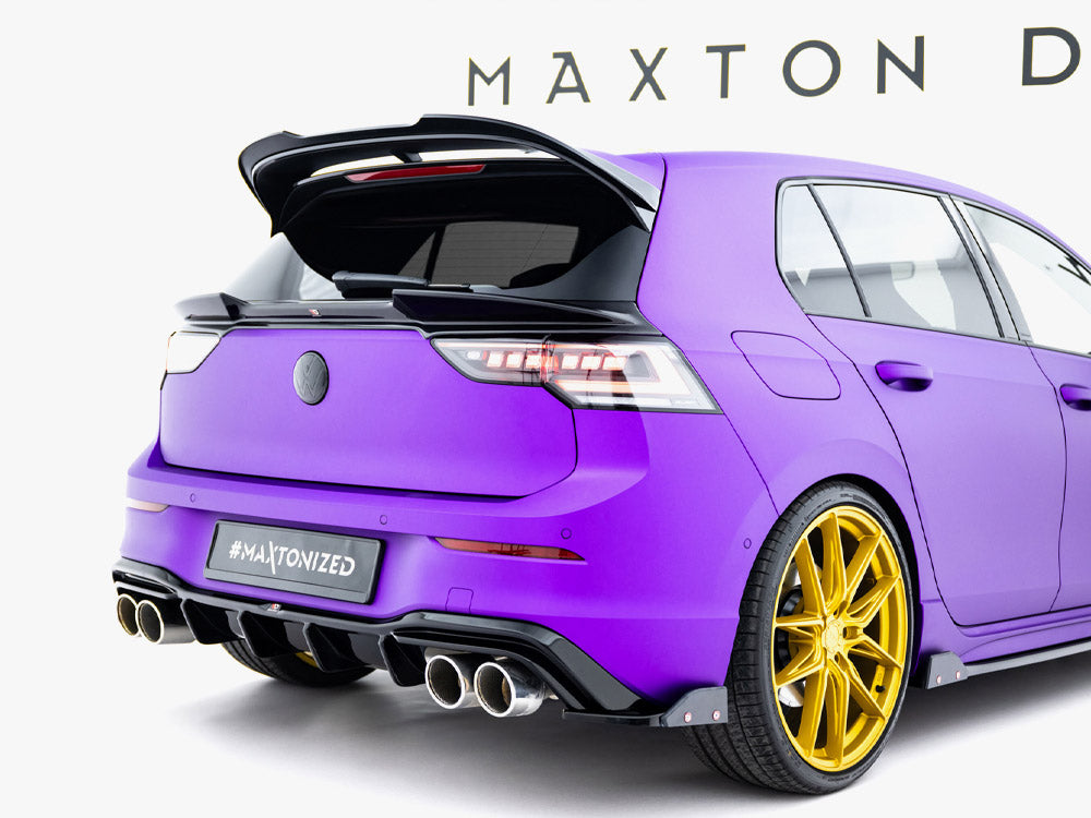 MAXTON DESIGN REAR SIDE SPLITTERS V.6 + FLAPS VOLKSWAGEN GOLF R MK8 — photo 6