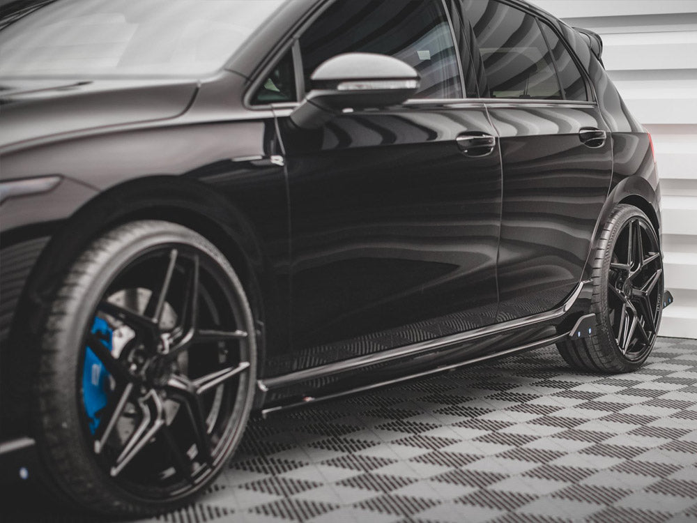 MAXTON DESIGN SIDE SKIRTS DIFFUSERS V.2 + FLAPS VOLKSWAGEN GOLF R MK8 — photo 3