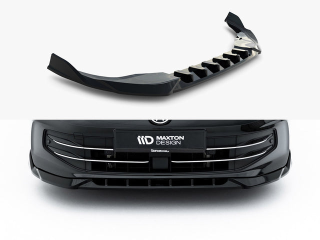 MAXTON DESIGN FRONT SPLITTER V.1 VOLKSWAGEN GOLF MK8 FACELIFT — photo 1