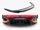 MAXTON DESIGN FRONT SPLITTER V.4 VOLKSWAGEN GOLF GTI CLUBSPORT MK8 FACELIFT — photo 1