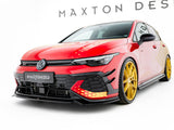 MAXTON DESIGN FRONT SPLITTER V.4 VOLKSWAGEN GOLF GTI CLUBSPORT MK8 FACELIFT — photo 2