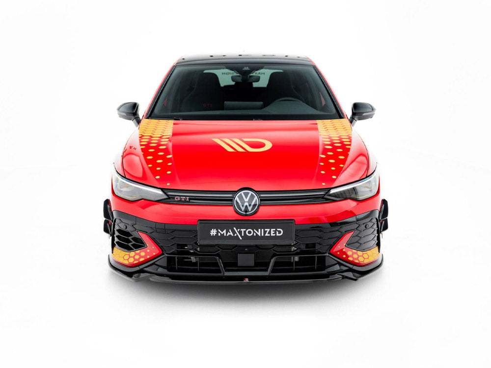 MAXTON DESIGN FRONT SPLITTER V.4 VOLKSWAGEN GOLF GTI CLUBSPORT MK8 FACELIFT — photo 3