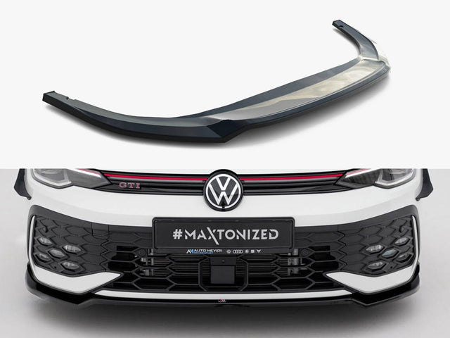 MAXTON DESIGN FRONT SPLITTER V3 VOLKSWAGEN GOLF MK8 FACELIFT — photo 1