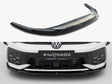 MAXTON DESIGN FRONT SPLITTER V.4 VOLKSWAGEN GOLF GTI / GTE / R-LINE MK8 FACELIFT — photo 1