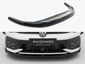 MAXTON DESIGN FRONT SPLITTER V.4 VOLKSWAGEN GOLF GTI / GTE / R-LINE MK8 FACELIFT — photo 1