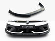 MAXTON DESIGN FRONT SPLITTER V.4 VOLKSWAGEN GOLF R MK8 FACELIFT — photo 1