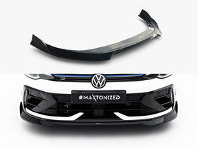 MAXTON DESIGN FRONT SPLITTER V.4 VOLKSWAGEN GOLF R MK8 FACELIFT — photo 1