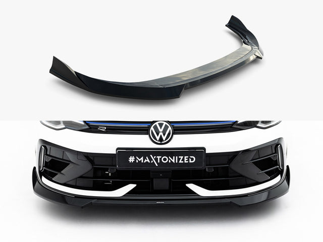MAXTON DESIGN FRONT SPLITTER V.4 VOLKSWAGEN GOLF R MK8 FACELIFT — photo 1