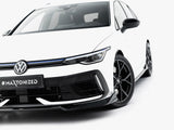 MAXTON DESIGN FRONT SPLITTER V.4 VOLKSWAGEN GOLF R MK8 FACELIFT — photo 6