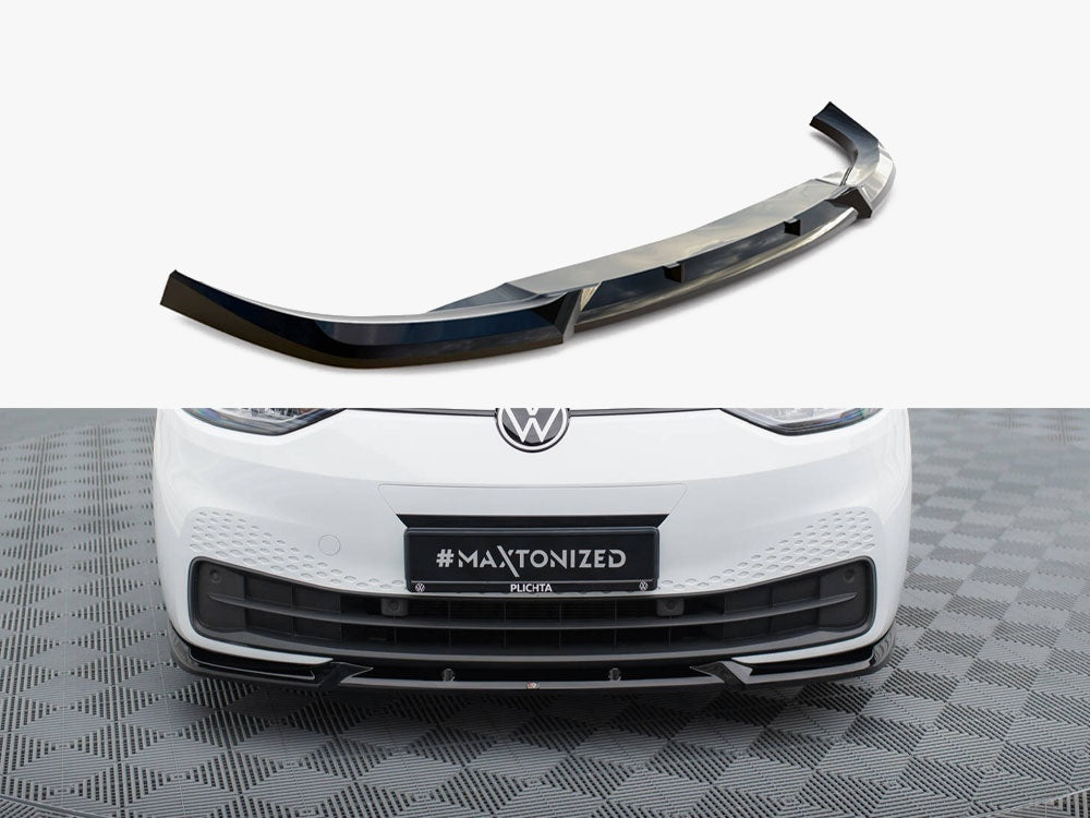 MAXTON DESIGN FRONT SPLITTER V.2 VOLKSWAGEN ID.3 MK1 — photo 1