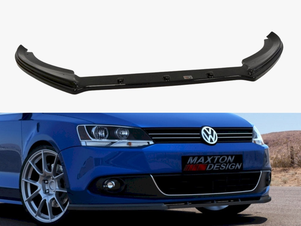 MAXTON DESIGN FRONT SPLITTER VOLKSWAGEN JETTA MK6 STANDARD PRE-FACELIFT — photo 1