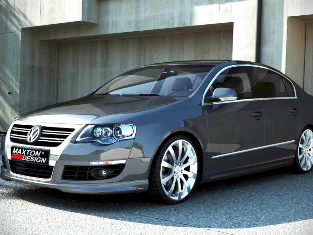 MAXTON DESIGN FRONT BUMPER SPOILER VW PASSAT B6 R-LINE LOOK — photo 1