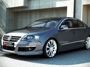 MAXTON DESIGN FRONT BUMPER SPOILER VW PASSAT B6 R-LINE LOOK — photo 1