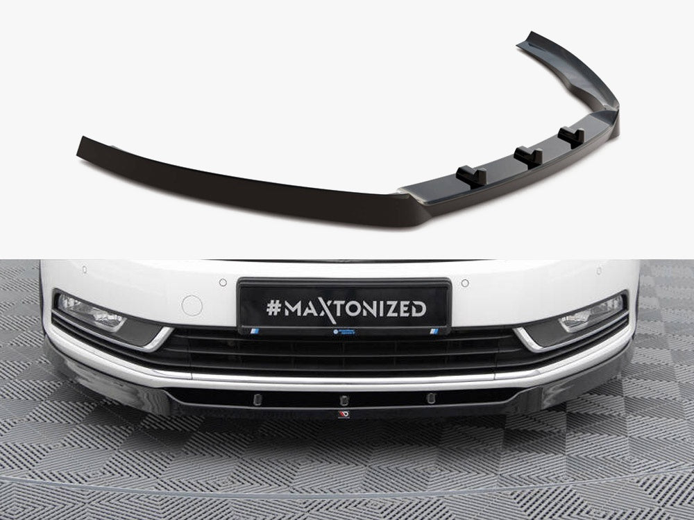 MAXTON DESIGN FRONT SPLITTER V.1 VOLKSWAGEN PASSAT B7 — photo 1