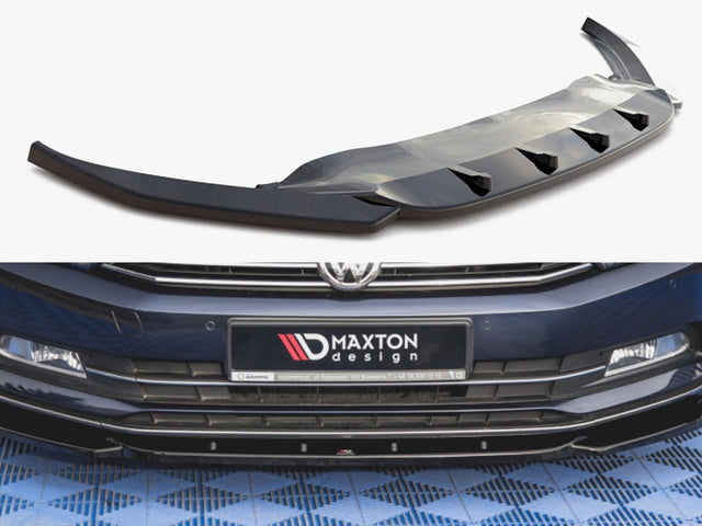 MAXTON DESIGN FRONT SPLITTER V.1 VOLKSWAGEN PASSAT B8 — photo 1