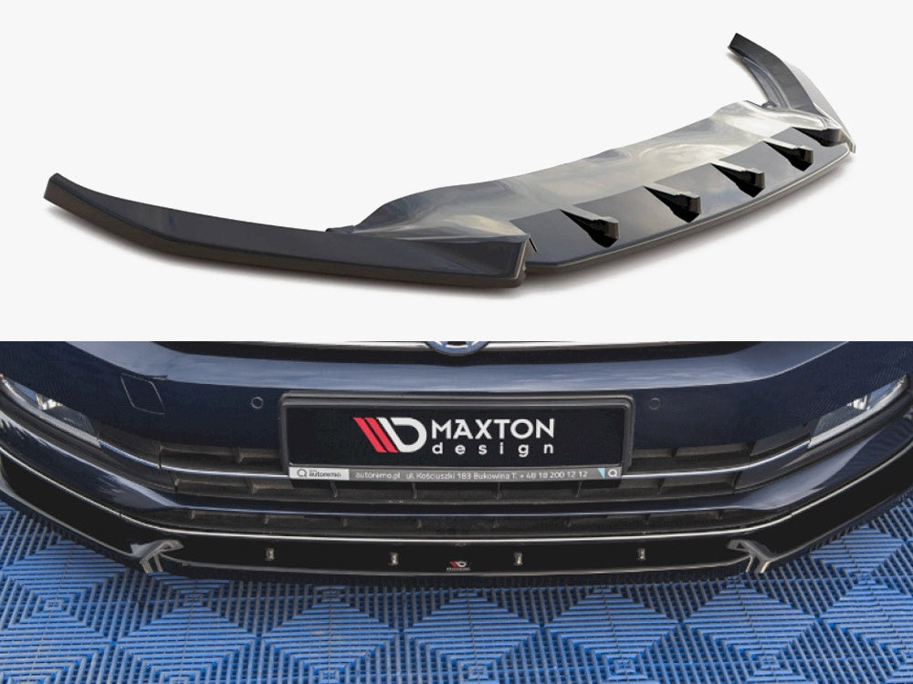 MAXTON DESIGN FRONT SPLITTER V.2 VOLKSWAGEN PASSAT B8 — photo 1